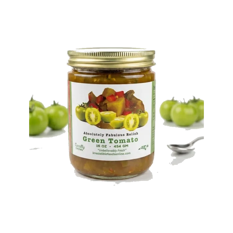 Green Tomato Relish jar