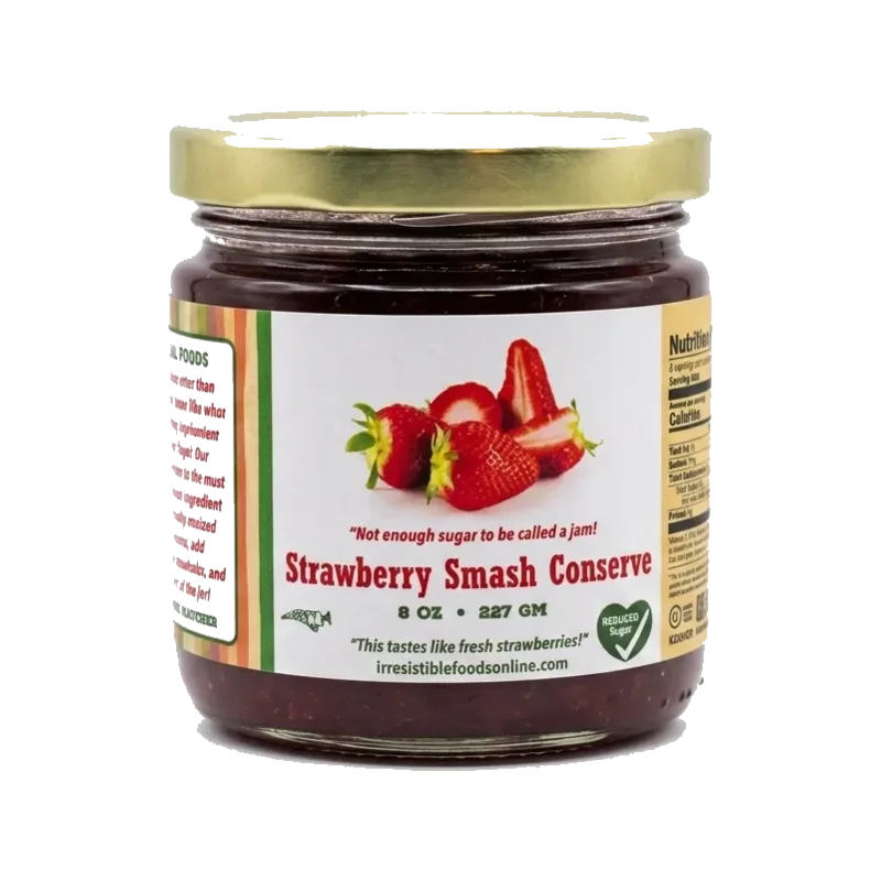 Strawberry Smash Conserve jar