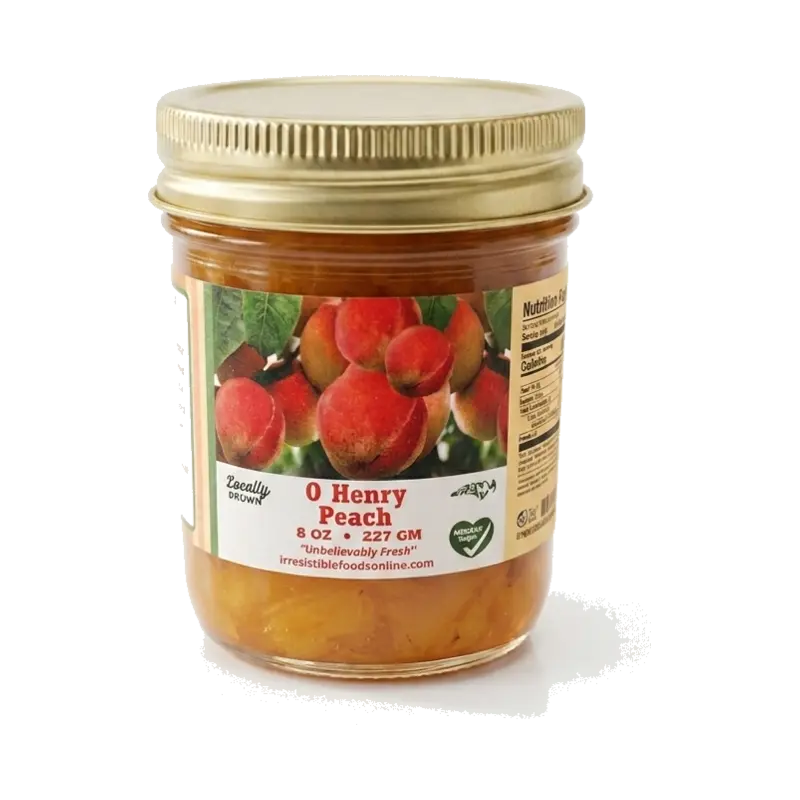 O Henry Peach Conserve jar